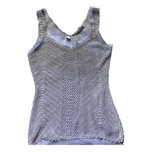 Authentic Scervino top, size USA 6  handmade, luxury designer brand knit top